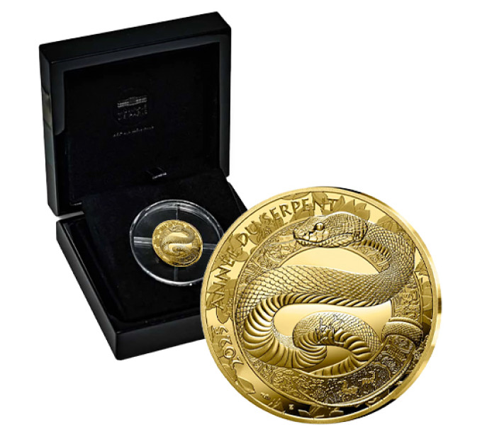 Frankrijk 50 euro Gouden munt Proof 2025 - Jaar van de Slang