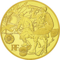 Frankrijk 50 euro Gouden munt Proof 2018 - De Grote Oorlog - Vrede