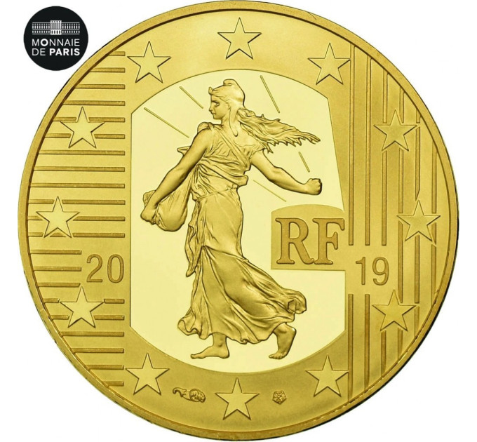 Frankrijk 50 euro Gouden munt Proof 2019 - De zaaier - De Germinal Franc