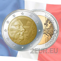Frankrijk 2 euro UNC 2022 - 20 jaar euro - Jacques Chirac