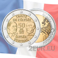 Frankrijk 2 euro UNC 2013 - 50 jaar Elysée-verdrag