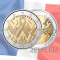 Frankrijk 2 euro UNC 2014 - Wereld Aids Dag