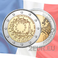 Frankrijk 2 euro UNC 2015 - 30e verjaardag van de EU-vlag
