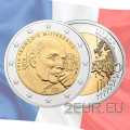Frankrijk 2 euro UNC 2016 - 100ste verjaardag van de geboorte van François Mitterrand