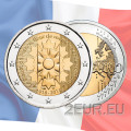 Frankrijk 2 euro UNC 2018 - De Eerste Wereldoorlog - Bleuet De France - Korenbloem van Frankrijk