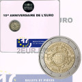 Frankrijk 2 euro BU 2012 - 10 jaar eurocontant geld