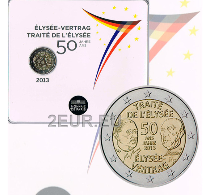 Frankrijk 2 euro BU 2013 - 50 jaar Elysée-verdrag