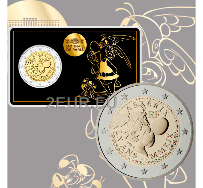 Frankrijk 2 euro BU 2019 - 60 jaar Asterix - Asterix en Idefix