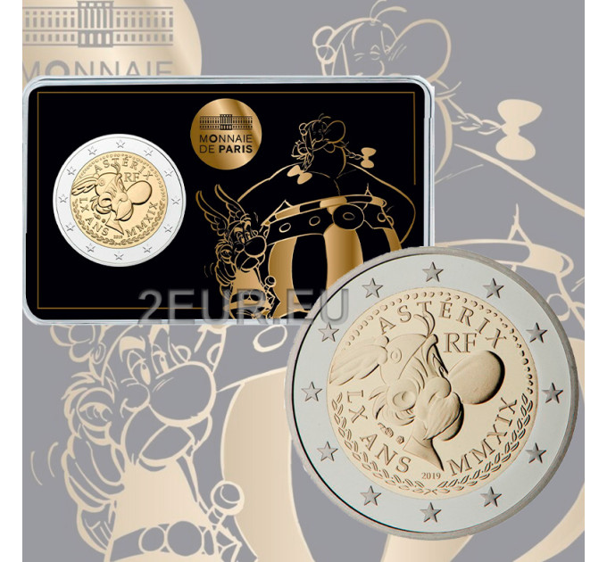 Frankrijk 2 euro BU 2019 - 60 jaar Asterix - Asterix en Obelix