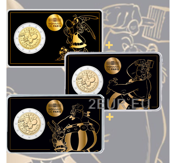Frankrijk 2 euro BU 2019 - 60 jaar Asterix - Asterix, Obelix en Idefix