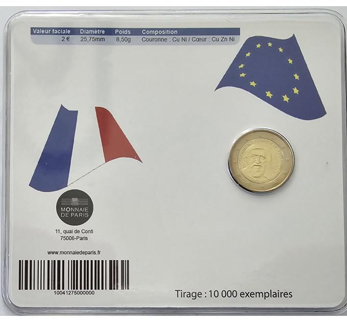 Frankrijk 2 euro BU 2012 - 100ste verjaardag van de geboorte van abbé Pierre