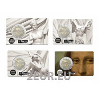 Frankrijk 2 euro BU 2025 - Louvre Museum - 4 stuks