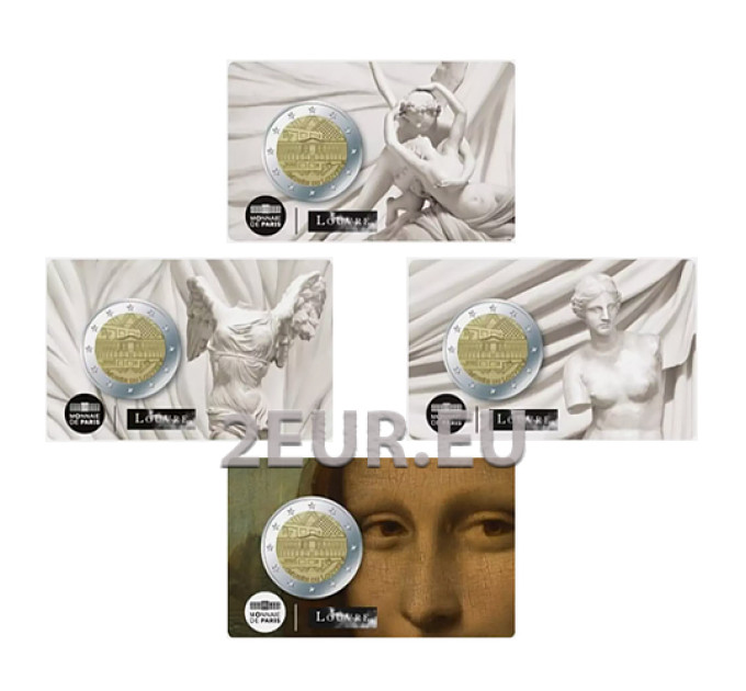 Frankrijk 2 euro BU 2025 - Louvre Museum