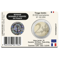 Frankrijk 2 euro BU 2026 - Franse marine