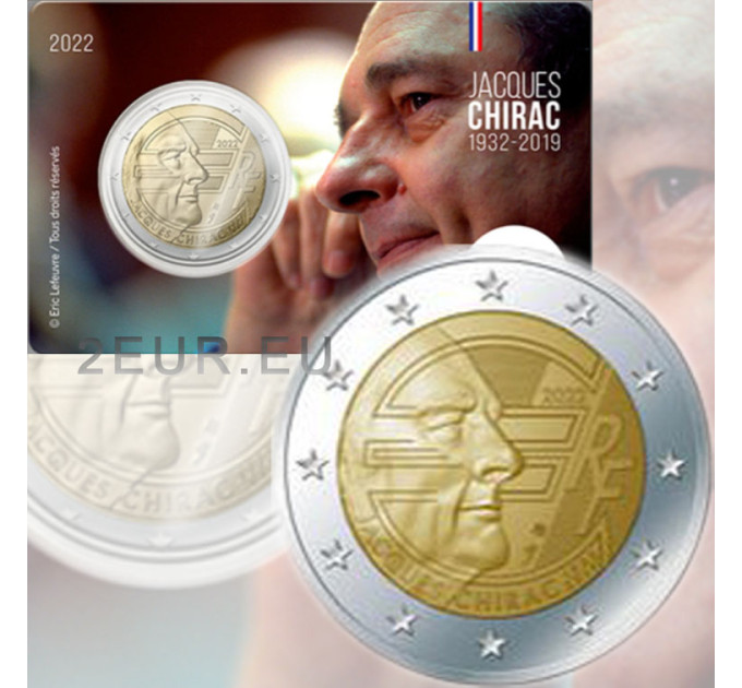 Frankrijk 2 euro BU 2022 - Jacques Chirac