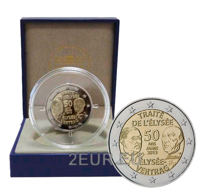 Frankrijk 2 euro Proof 2013 - 50 jaar Elysée-verdrag