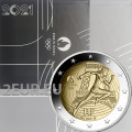 Frankrijk 2 euro Proof 2021 - Olympische Zomerspelen Parijs 2024 - Overdracht van de Olympische vlag