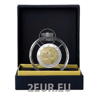 Frankrijk 2 euro Proof 2024 - Olympische en Paralympische Spelen 2024 in Parijs - Gekleurde munt