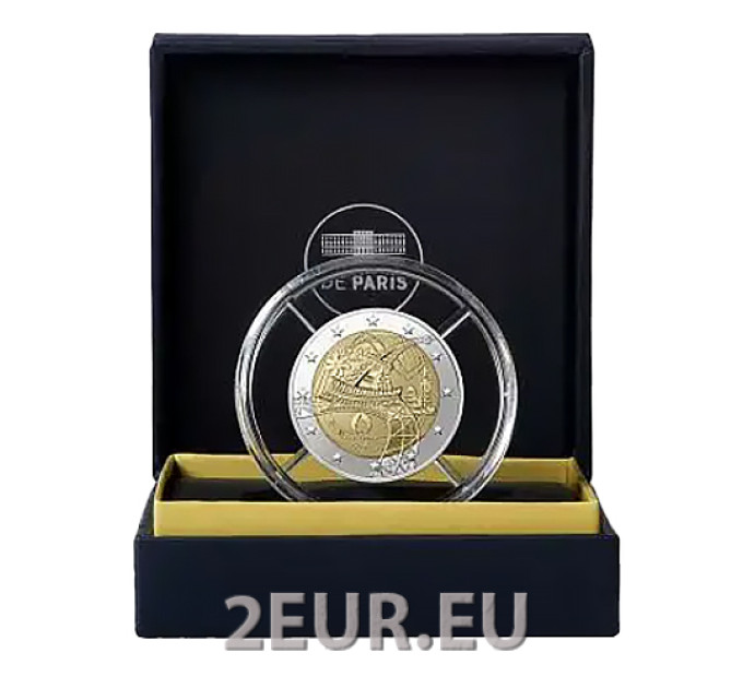 Frankrijk 2 euro Proof 2024 - Olympische en Paralympische Spelen 2024 in Parijs - Gekleurde munt