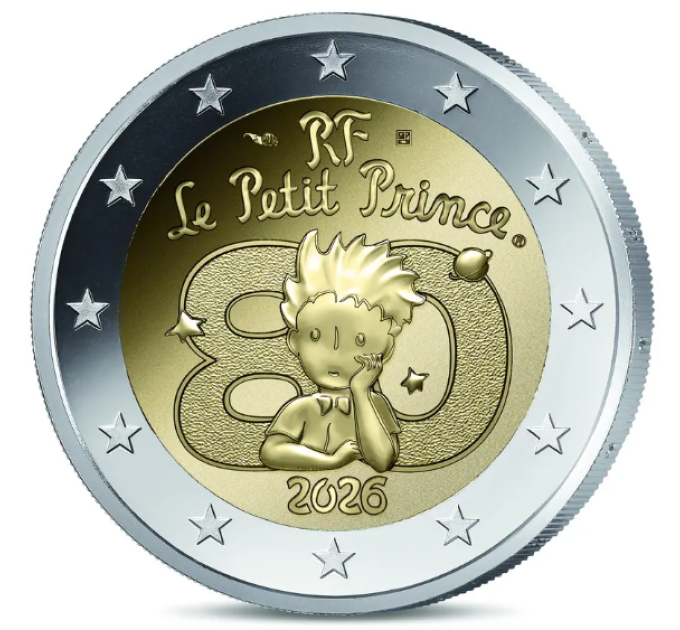 Frankrijk 2 euro Proof 2026 - 80 jaar De Kleine Prins