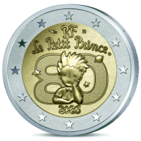 Frankrijk 2 euro Proof 2026 - 80 jaar De Kleine Prins - omgekeerd polijsten