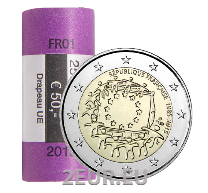 Frankrijk 2 EURO ROL 2015 - 30e verjaardag van de EU-vlag