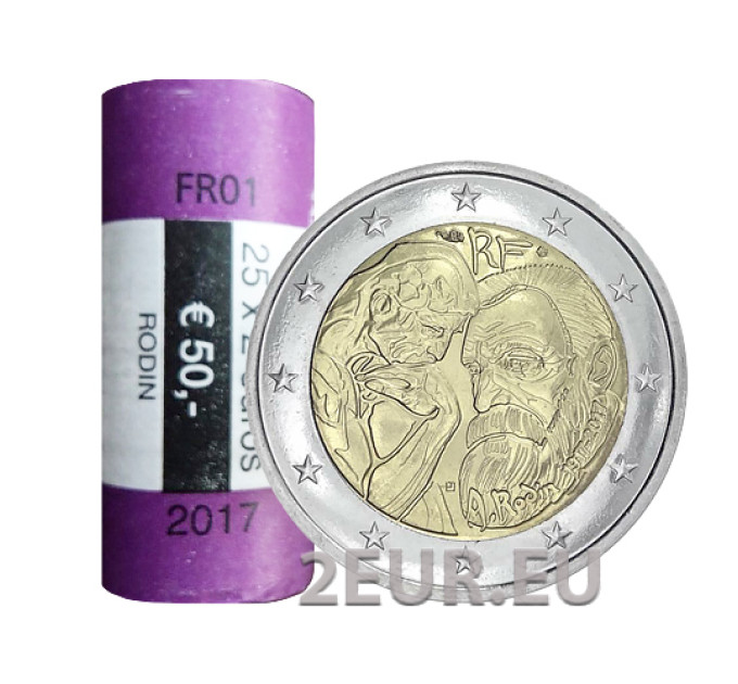 Frankrijk 2 EURO ROL 2017 - 100ste verjaardag van de dood van Auguste Rodin