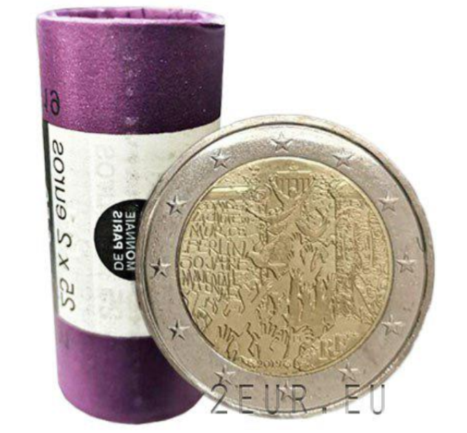 Frankrijk 2 EURO ROL 2019 - 30 jaar sinds de val van de Berlijnse Muur