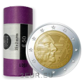 Frankrijk 2 EURO ROL 2022 - 20 jaar euro - Jacques Chirac