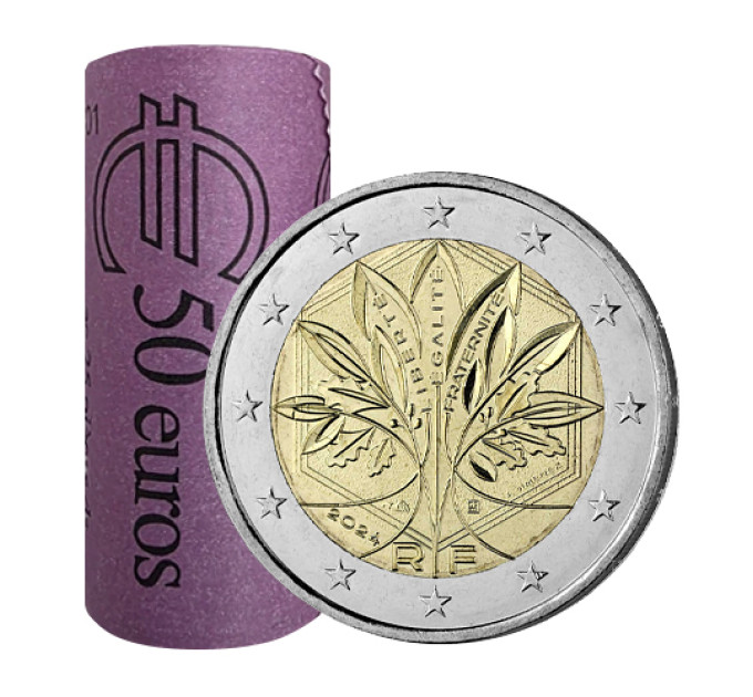 Frankrijk 2 EURO ROL 2024 - Nationale Levensboom van Frankrijk