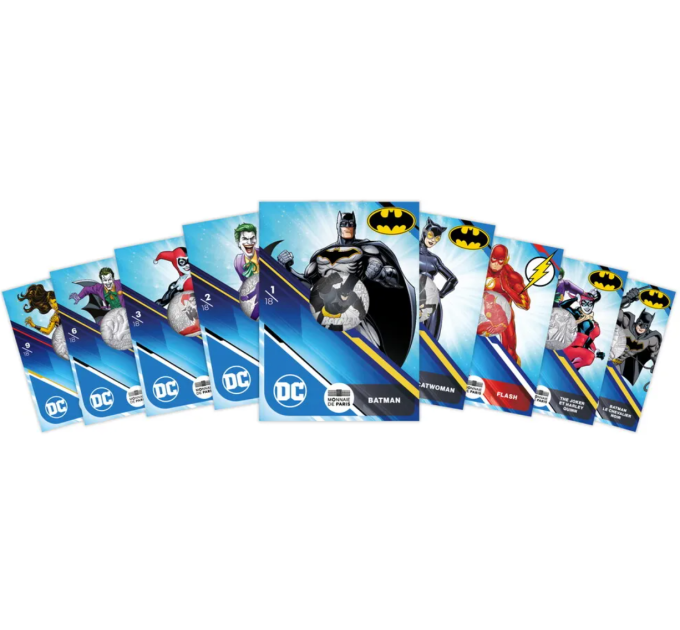 Frankrijk 10 euro zilveren munt 2025 - DC COMICS + Album