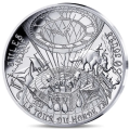 Frankrijk 10 euro zilveren munt Proof 2025 - De kunst van de pen – Rond de wereld in 80 dagen