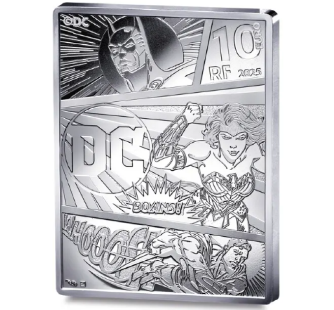 Frankrijk 10 euro zilveren munt Proof 2025 - DC Comics - Batman