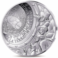 Frankrijk 10 euro zilveren munt Proof 2025 - De kunst van de pen – van de aarde naar de maan