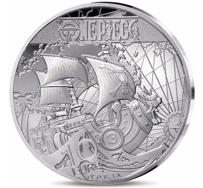Frankrijk 10 euro zilveren munt Proof 2025 - One Piece