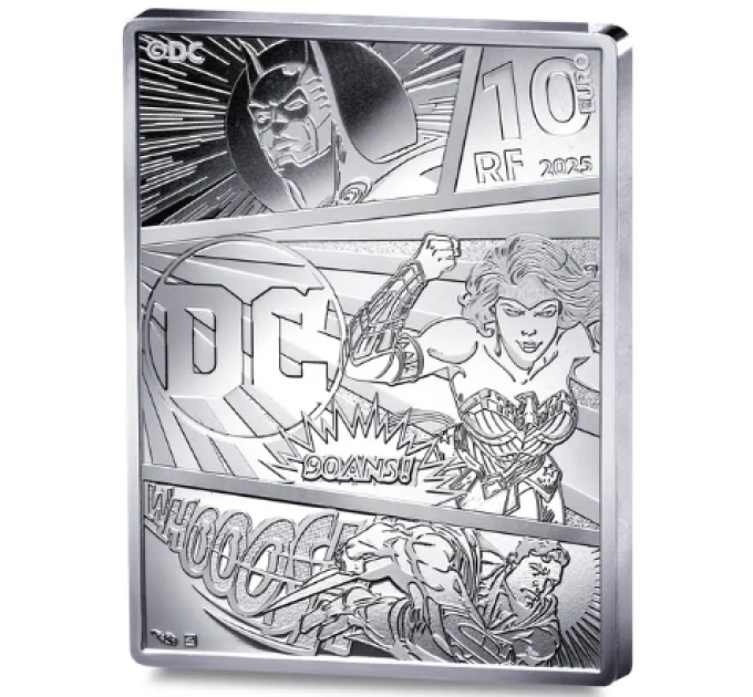 Frankrijk 10 euro zilveren munt Proof 2025 - DC Comics - Superman