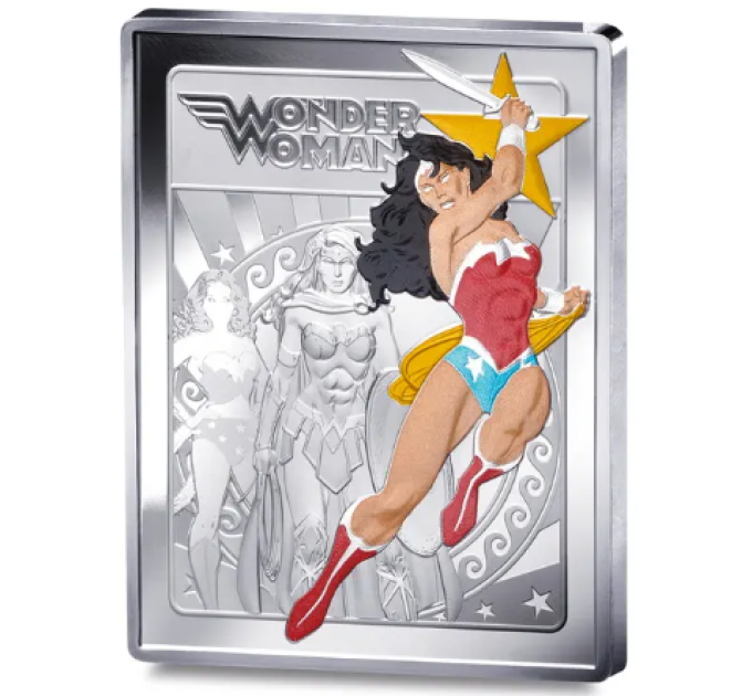 Frankrijk 10 euro zilveren munt Proof 2025 - DC Comics - Wonder Woman