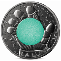 Frankrijk 10 euro zilveren munt 2025 - Een ruimtereis met Thomas Pesquet - Saturnus, Jupiter, Mars, Maan