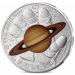 Frankrijk 10 euro zilveren munt 2025 - Een ruimtereis met Thomas Pesquet - Saturnus, Jupiter, Mars, Maan