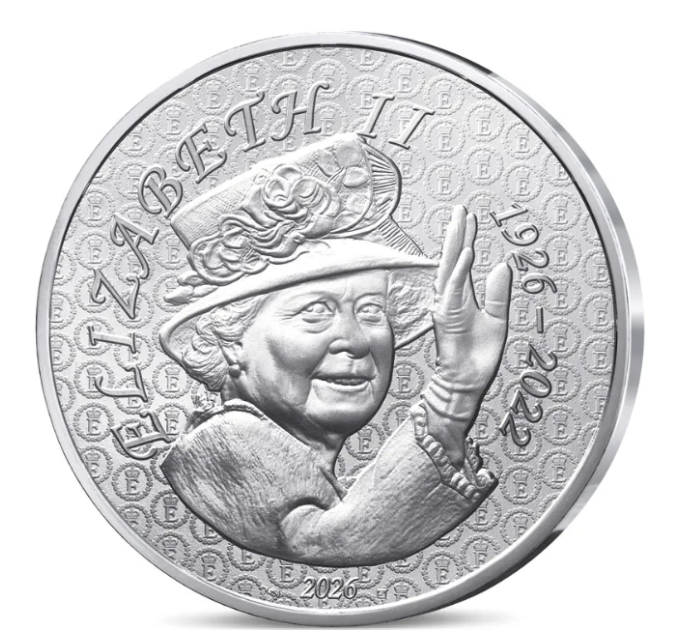 Frankrijk 10 euro zilveren munt 2026 - Elizabeth II