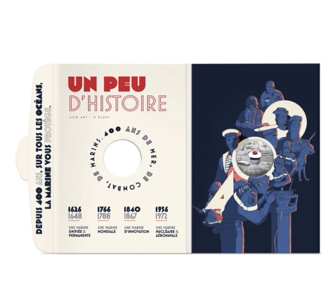 Frankrijk 10 euro zilveren munt 2026 - Franse marine