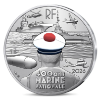 Frankrijk 10 euro zilveren munt 2026 - Franse marine