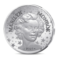 Frankrijk 10 euro zilveren munt 2026 - Marilyn Monroe