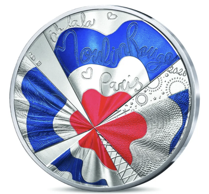 Frankrijk 10 euro zilveren munt 2026 - Moulin Rouge