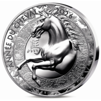 Frankrijk 20 euro zilveren munt Proof 2026 - Jaar van het Paard