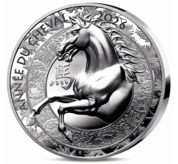 Frankrijk 20 euro zilveren munt Proof 2026 - Jaar van het Paard
