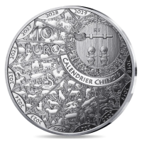 Frankrijk 10 euro zilveren munt Proof 2027 - Jaar van de Geit