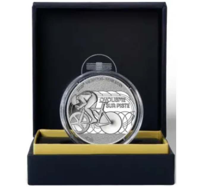 Frankrijk 10 euro zilveren munt Proof 2022 - Sport Fietsen