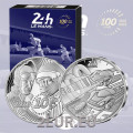 Frankrijk 10 euro zilveren munt Proof 2023 - 100 jaar - 24 uur van Le Mans