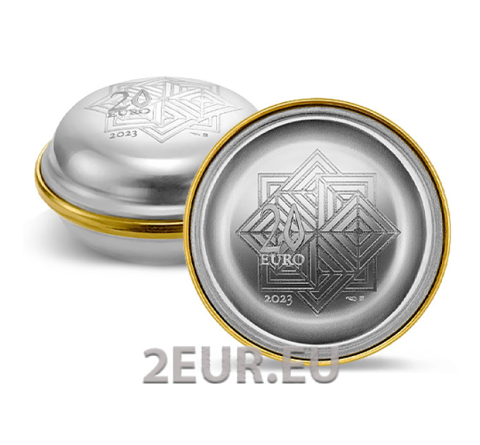 Frankrijk 10 euro zilveren munt Proof 2023 - Pierre Hermé - Macaron